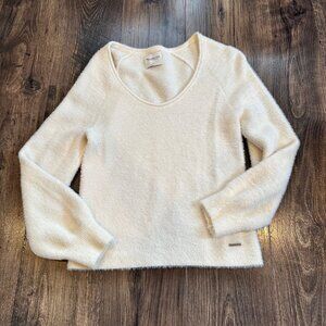 GUC Women's Abercrombie & Fitch Soft A&F Collection Cream Sweater, Size: S Small